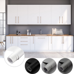 Cahomo Película Autoadhesiva de PVC, 61 x 550 cm, Mate, Espesada, Adhesivo para Armario de Cocina, Película para Muebles, Película Decorativa Impermeable, Película de Vinilo para Muebles