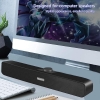 HEANTTV Computer Speaker, 2.0 Bar Speaker, PC Soundbar Hi-Fi Stereo Sound, USB Operation, Computer Speaker for PC, Monitor, Laptop, Music, Ps5, Ipad, Tablet, Smartphone