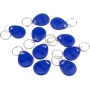 FST 100pcs EM 125KHz EM4100 Key Fobs RFID Zugangskontrollkarte RFID Proximity Key Fobs TK4100 Smart ID Karte Read Only Karte (Blau)