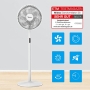 Midea S8: Quiet pedestal fan with remote control, 7 rotor blades