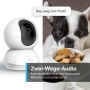 TP-Link Tapo C200 360°-WLAN-Überwachungskamera für den Innenbereich, FHD 1080P, Nachtsicht, Bewegungserkennung