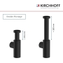 Sink siphon KIRCHHOFF matt