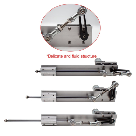 Toplionace Actuador lineal alternativo de 12 V/24 V CC con controlador de velocidad 3-15 cm de carrera 90 RPM