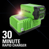 Greenworks G40LM41K2X cordless lawnmower for areas up to 500 m²