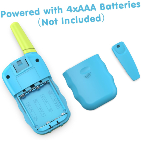 Kearui Kinder-Walkie-Talkies für Jungen von 3–12 Jahren, 8-Kanal-Radio mit LCD-Taschenlampe mit Hintergrundbeleuchtung