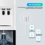 EXTRASTAR WLAN Enchufe inteligente Enchufe Alexa Enchufe WiFi Smart Home, accesorio Alexa, medición del consumo de energía, programación, acceso remoto, funciona con Alexa, Google Home, SmartThings, 16A,paquete de 2 unidades.