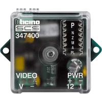 BTICINO, built-in camera interface coax/2-wire for external camera of video door intercom systems