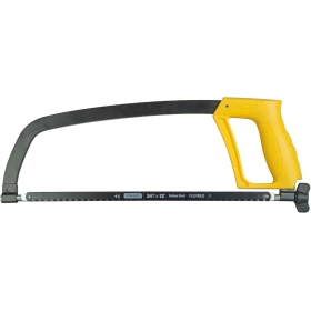 Hacksaw STANLEY 1-15-122, 300 mm – bimetal blade, 10 teeth/cm, ergonomic handle, 2 cutting angles