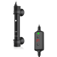NICREW Calentador de Acuario de 100 W, Calentador de Acuario Sumergible para 5-10 L, Calentador de Tortuga Ajustable con Ventosas
