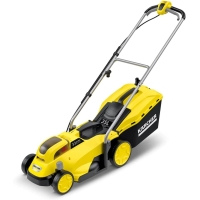 Kärcher 18 V lawn mower LMO 18-33, cutting width: 33 cm, cutting height: 35-65 mm, mulching set, collecting container: 35 l, performance: max. 250 m²