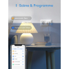 Meross Connected Socket (Typ E), Set mit 2 WLAN-Steckdosen, kompatibel mit Apple HomeKit, Siri, Alexa, Google Home