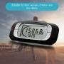 Aicharynic Pedometer, 3D Pedometer, Step Counter, Miles/km, Calories and Time Activity for Men and Women with Large Screen