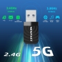 NEWFAST Adaptador WiFi USB 1300 Mbps para PC