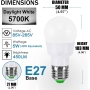 iLC colour light bulb with remote control and colour change