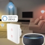 Hama | Smart Wi-Fi & Touch-Schalter, Alexa/Google Home-kompatibel, Timer, App-Steuerung, weiße Farbe [Energieeffizienzklasse A+]