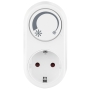 REV Dimmer, adaptador de atenuación LED con enchufe de 1 vía, control de brillo, blanco