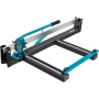 “VEVOR manual tile cutter 35-800 mm: high-performance device with adjustable cutting thickness and professional positioning”