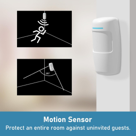 AGSHOME Alarmanlage, kabellos, 15 Stück, WLAN, Sicherheit, Einbrecher System kabellos, 120 dB, Sicherheitssets für zu Hause, erweiterbar – kompatibel mit Alexa, Google Assistant