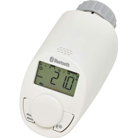 Eqiva Heizkörperthermostat, Weiß, Modell 141771E0, 3 V, programmierbarer Thermostat für effizientes Wärmemanagement
