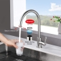 GRIFEMA kitchen faucet – 360° rotatable, high-quality stainless steel with high spout (271 mm)