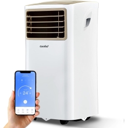Мобільний кондиціонер Comfee Easy Cool 2.6, 9000 BTU, 2.6 кВт, керування через додаток/Alexa/Google Home/IFTTT