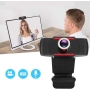 Socobeta Webcam Computerkamera 1080P Multifunktional für Konferenzen