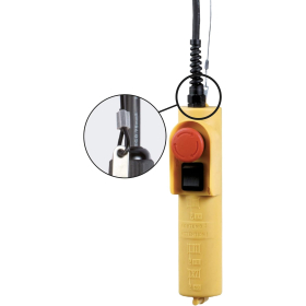RIBIMEX PE125/250C/1 Elektrischer Flaschenzug, 125/250 kg, 500 W, Kabel 18 m