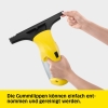 Aspirador de cristales Kärcher WV 1 Plus (duración de la batería: 20 min, peso: 0,5 kg, superficie por carga de la batería: 55 m², botella pulverizadora con funda de microfibra, limpiacristales concentrado 20 ml)
