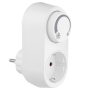 REV Dimmer, LED dimming adapter with 1-way socket, brightness control, white