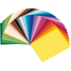 folia 67/50 99 - construction paper mix, approx. 50 x 70 cm, 130 g/m², 50 sheets sorted in 50 colors, for crafting and creative design of cards, window pictures and for scrapbooking