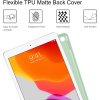 Чехол-клавиатура Fintie для iPad 10,2 дюйма (9/8/7 поколения – 2021/2020/2019) с задней панелью из ТПУ, держателем для пера и магнитной съемной QWERTY-клавиатурой, изумрудный цвет