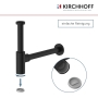 Sink siphon KIRCHHOFF matt