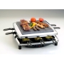 Steba Premium Raclette, sin PFAS, Made in Germany, para 8 personas, reversible, plancha de hierro fundido esmaltado, cable de conexión de 1,7 m, 1450 W, RC 3 Plus