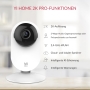 YI Pro 2K Indoor-Überwachungskamera mit künstlicher Intelligenz