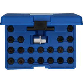 Juego de antirrobos para ruedas Brilliant Tools, 22 piezas - BMW