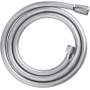 GROHE Flexible bathroom shower hose VitalioFlex Comfort, 1500mm shower hose, kink-resistant, glossy surface, universal 1/2" thread connection, chrome, 28743002 (Germany import)