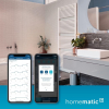 Homematic IP thermostat for smart home heating - WiFi, digital heating control with or without app, Alexa, Google Assistant