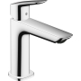 hansgrohe Waschtischarmatur Logis, Wasserhahn Bad mit Auslauf Höhe 110 mm