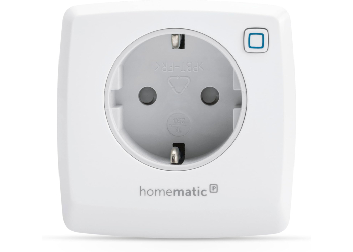 Homematic IP socket for smart home. Control via Alexa and Google Assistant app Homematic IP socket for smart home. Control via Alexa and Google Assistant app