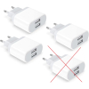 Cargador de Pared USB 2.1A/5V para iPhone 11 XS XR