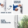 ABUS WINTECTO One – Manilla de ventana inteligente con alarma para ventanas, balcones y puertas de terraza