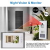 KDL Heimat 7" RFID video intercom with two monitors with 1 IR night vision camera 800x480