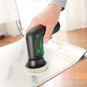BOSCH VERDE – cepillo de limpieza eléctrico para Bosch Home (incl. batería integrada de 3,6 V, 1 cable micro USB y 4 accesorios de limpieza)