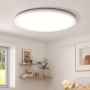 Aisutha Lámpara de Techo, Lámpara de Techo LED Redonda, 18W, 5000K, 1800lm, Lámpara de Baño Impermeable IP54, Adecuada para Salón, Cocina, Dormitorio, Balcón, Lámpara de Techo Ultrafina Ø220 x H25mm, Blanco