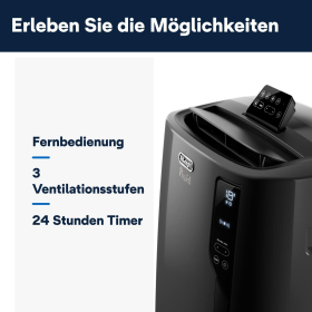 Мобильный кондиционер De'Longhi Pinguino PAC EL112 CST с вытяжным шлангом для помещений объемом до 110 м³