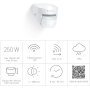 Steinel motion detector IS 140-2 white, 140° motion sensor, max. 14 m range, indoor and outdoor, IP54 [energy class B]