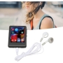 MP3-Player mit Bluetooth 5.0, MP3-Player mit 2,4-Zoll-Touchscreen und Lautsprecher, tragbarer HiFi-Digital-Sound-Musik-Player mit FM-Radio, Recorder, Ebook (schwarz)