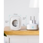 GHome Smart WiFi socket 16A, WiFi socket pack of 4, smart home plug works with Alexa Google Home, power consumption measurement, voice control timer, ONLY on 2.4GHz WiFi.230V || 50/60Hz || 20-45°C