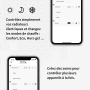 Connected Smart Wired Programmer/Thermostat - to remotely select the heating mode for your radiators