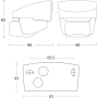 Steinel motion detector IS 140-2 white, 140° motion sensor, max. 14 m range, indoor and outdoor, IP54 [energy class B]